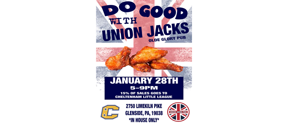 Union Jacks Fundraiser