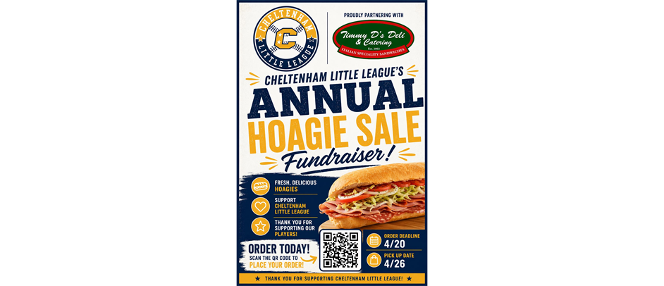 Annual Hoagie Sale Fundraiser!