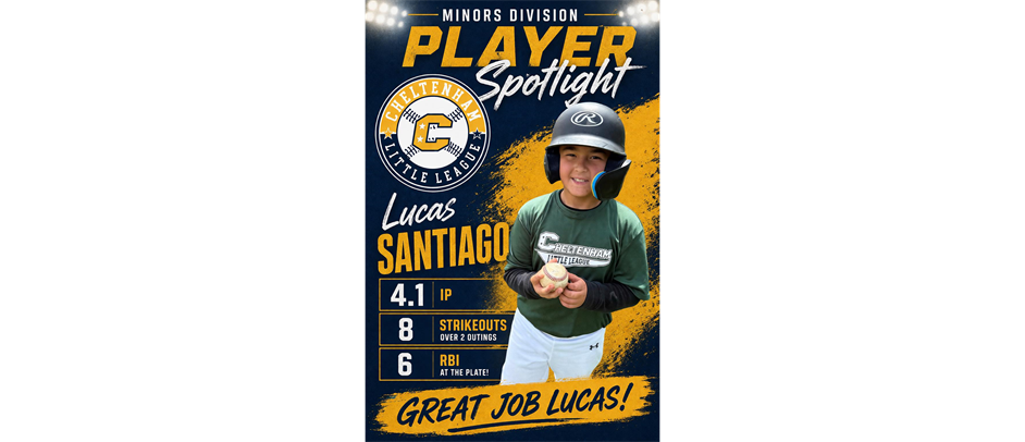 Congratulations Lucas