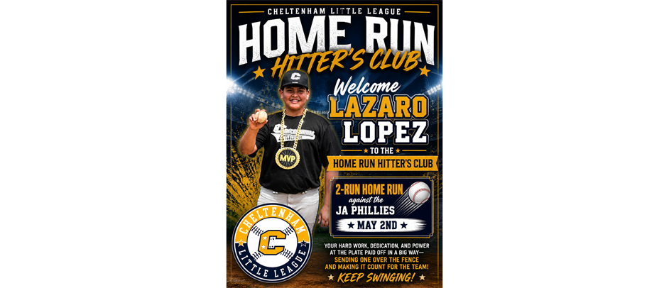 Congratulations Lazaro Lopez