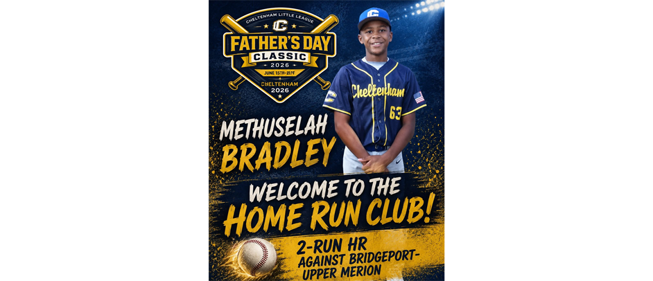 Congratulations Methuselah Bradley