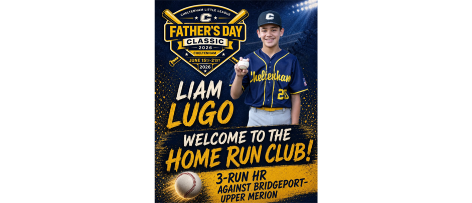 Congratulations Liam Lugo