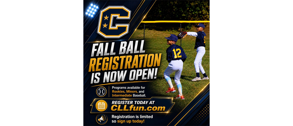 Fall Ball Registration - Now Open